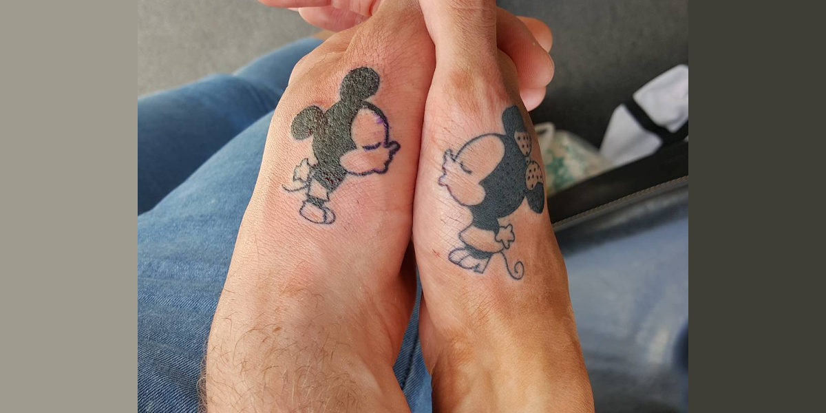 mickey and minnie tattoo