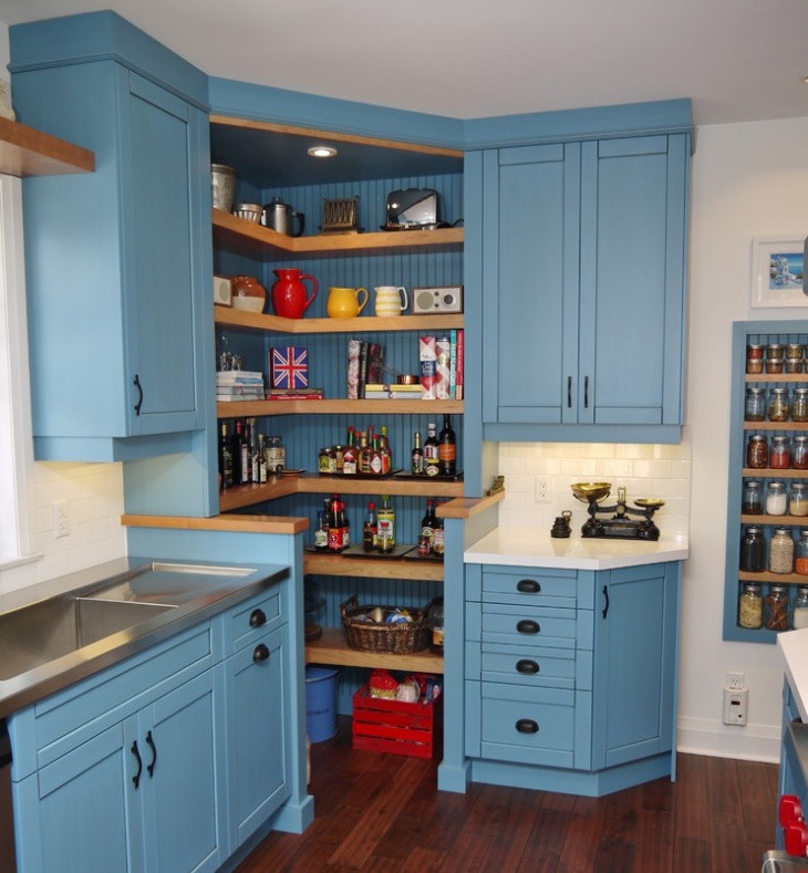 20 Corner Cabinet Designs Ideas, How To Build A Corner Kitchen Pantry Cabinet