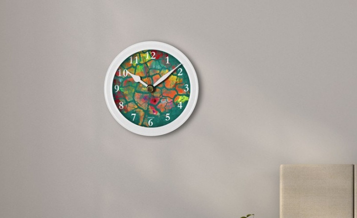 simple digital wall clock