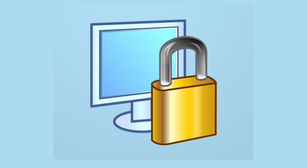 locked computer icon