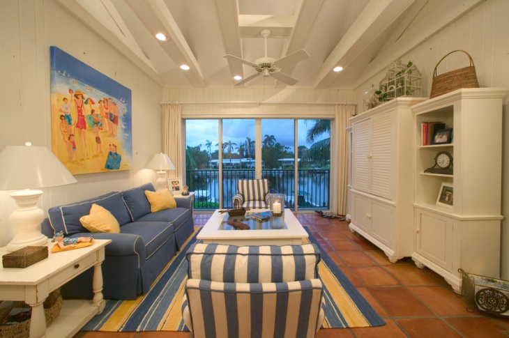 beach cottage living room furniture