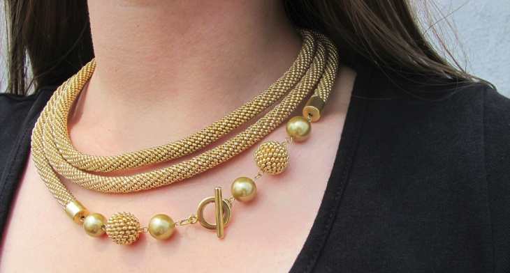 13+ Beautiful Gold Necklace Designs 