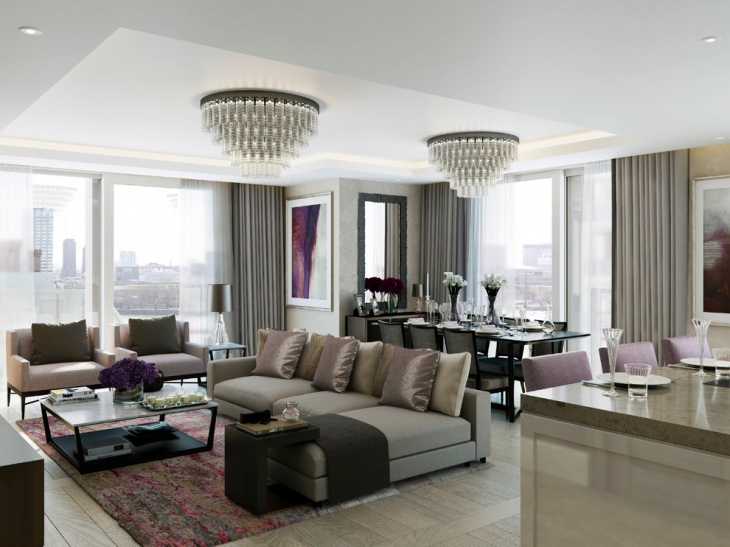 modern ceiling chandelier for living room