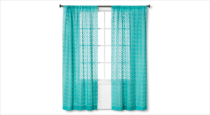 xhilaration crochet curtain panel