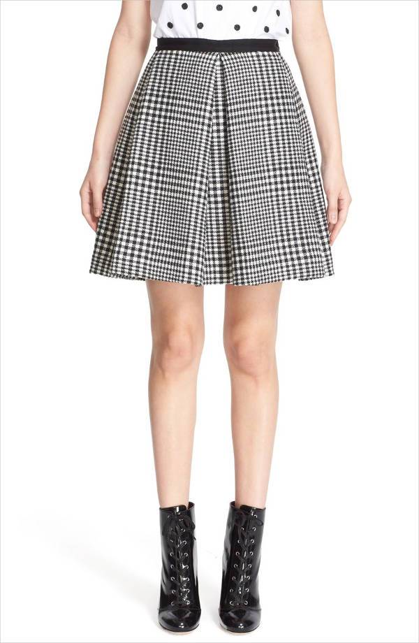 short plaid skirt for women