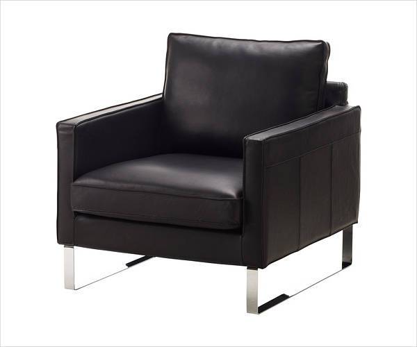 modern leather arm chair