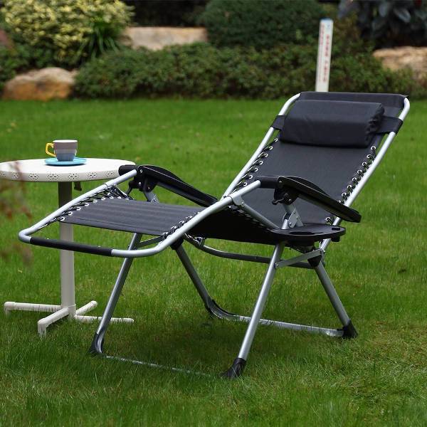 reclining lawn folding chair design
