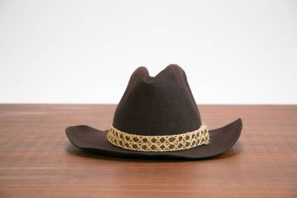 vintage felt cowboy hat