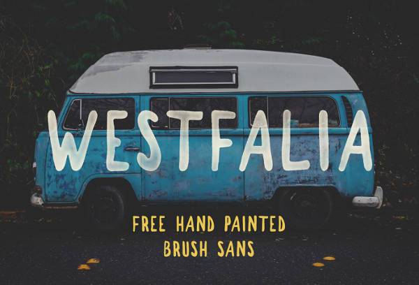 westfalia free font