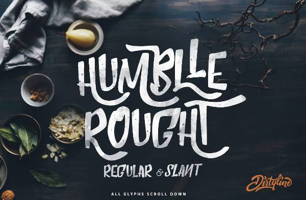 humblle rought free font