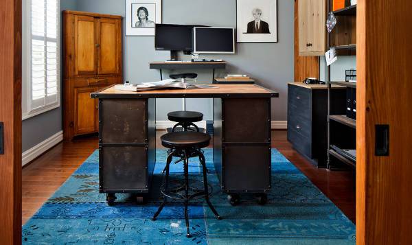unique industrial home office desk