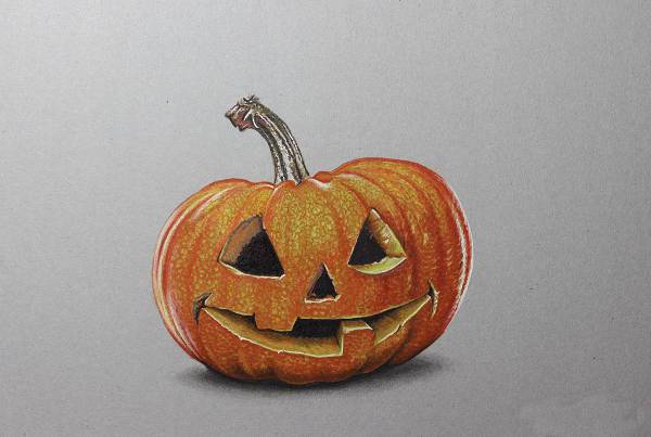 halloween pumpkin drawing design