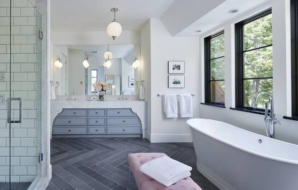 patterned ceramic tile for bathroom