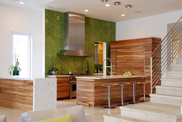textured kitchen