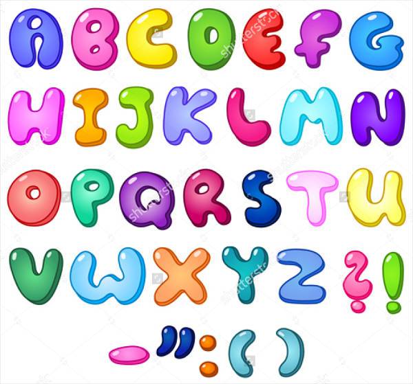 Bubble Letters Font Holoserpreview