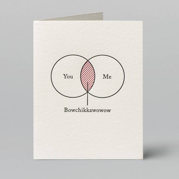 intersection valentine card