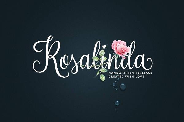 rosalinda script font