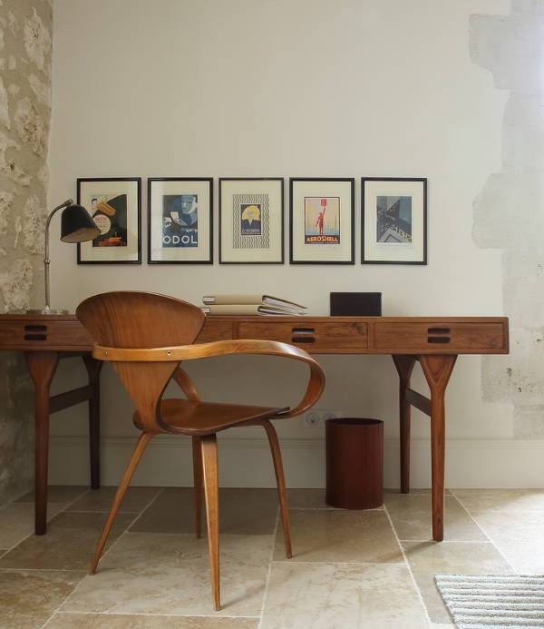 wooden desk chair designs