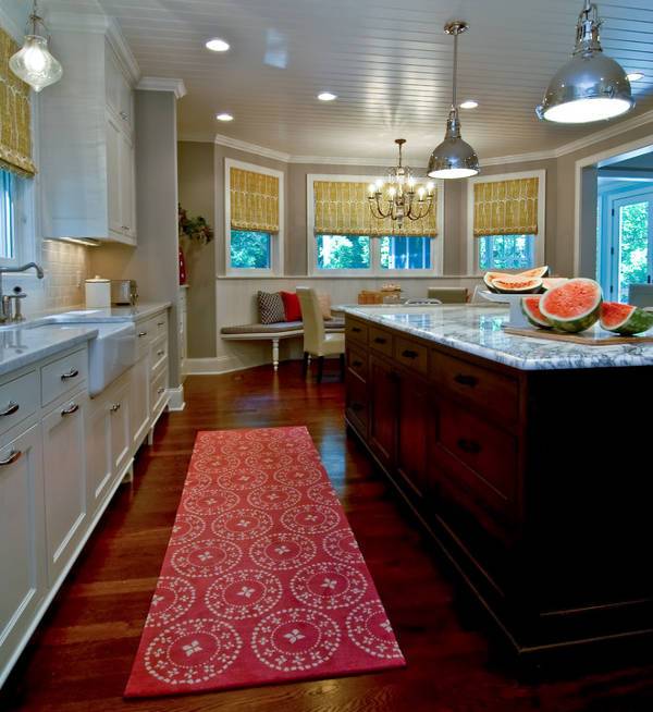 colorful kitchen rugs