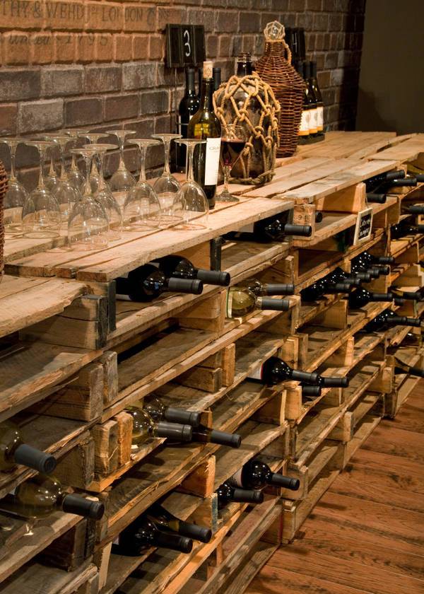 pallet wine racks