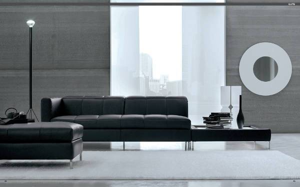 contemporary leather furniture