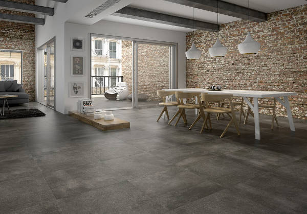 concrete tile flooring