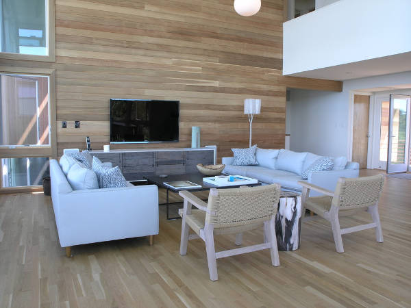 contemporary living room laminate flooring