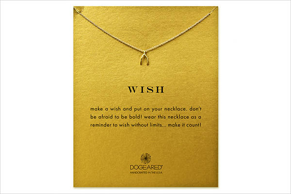 dogeared wish necklace