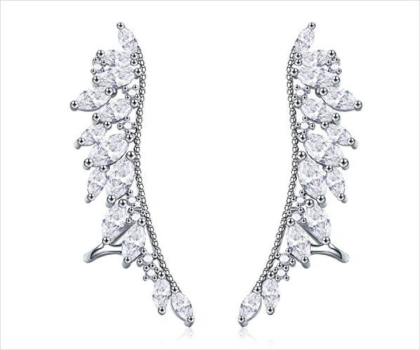 elegant clip on cuff earrings