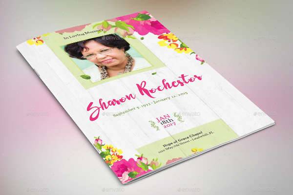 life and legacy funeral flyer design