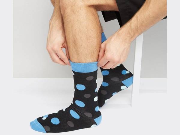 men’s designer striped socks