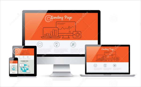 responsive landing page design