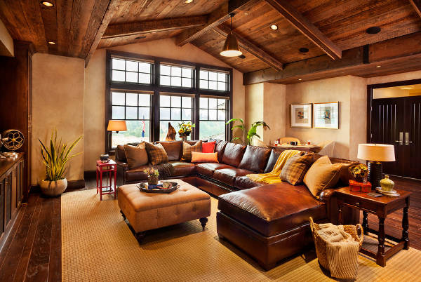 rustic sectional sofas