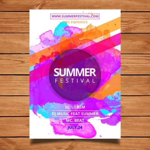Summer Festival Poster design