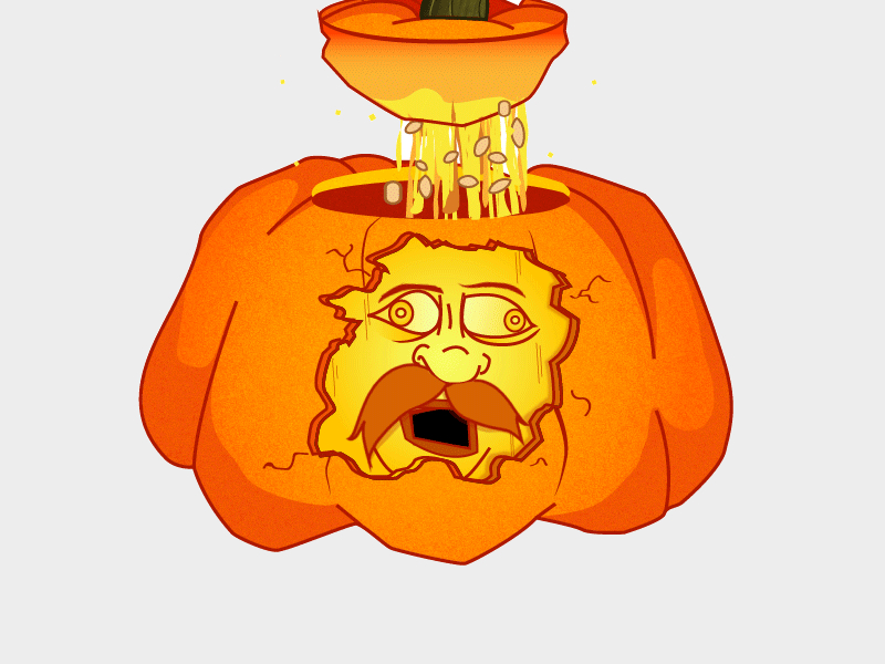 unique pumpkin face design hq