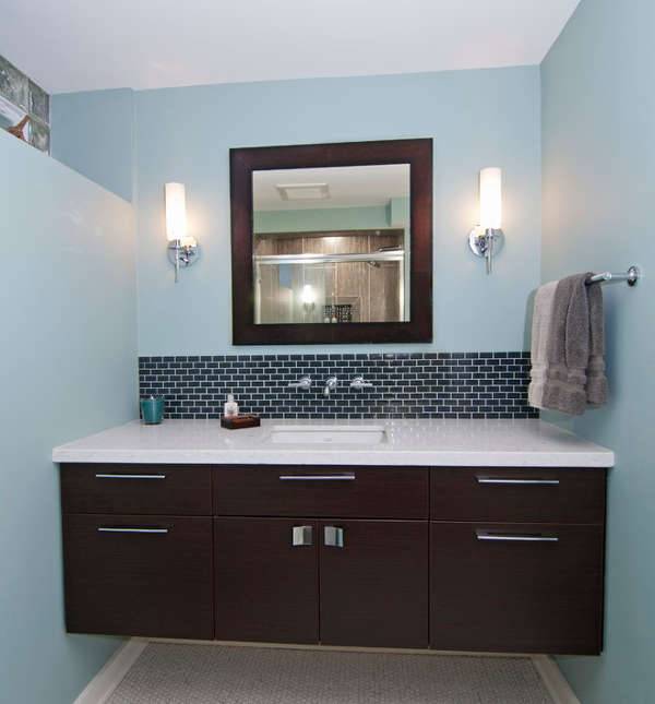 wall mounted modern bathroom vanity