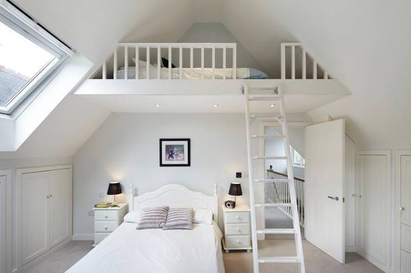 white small bunk bed idea