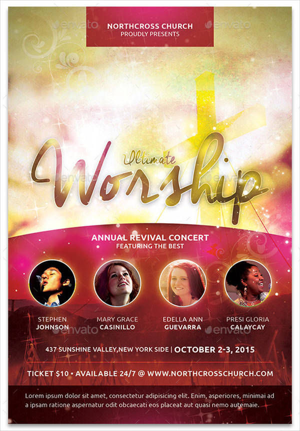 3 in 1 Church Conference Flyer