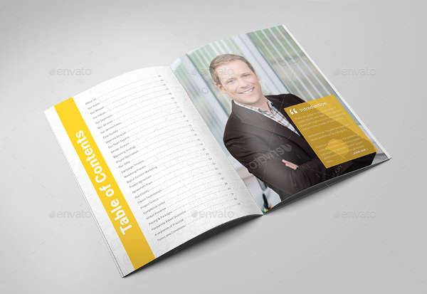 A4 Content Marketing Brochure