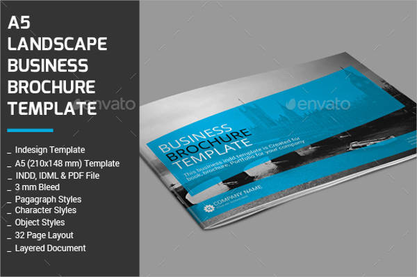 A5 Landscape Business Brochure