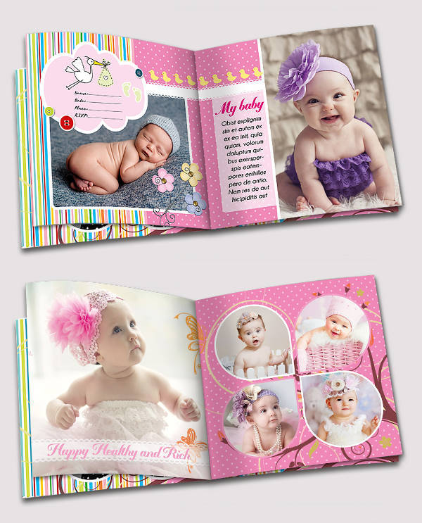 baby photo album template