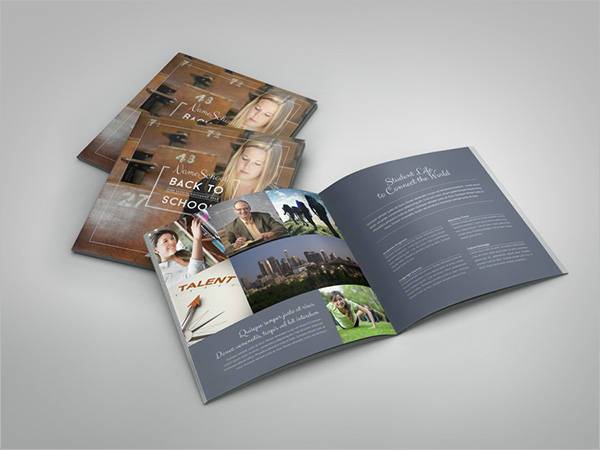 Back to School Square Brochure