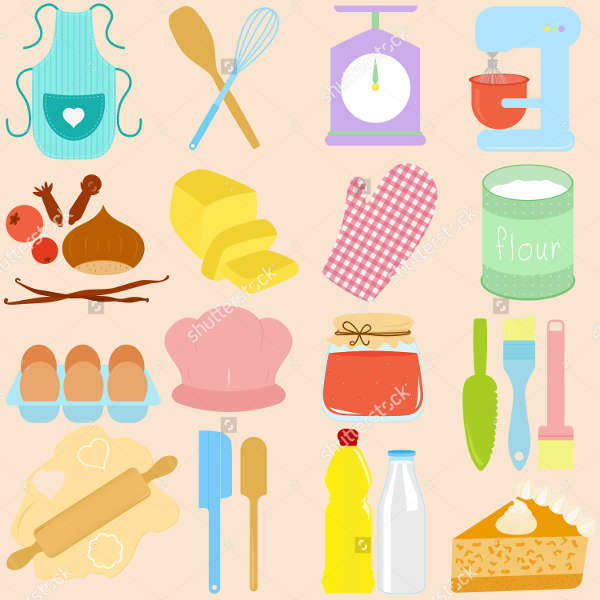 bakery cooking and baking icons