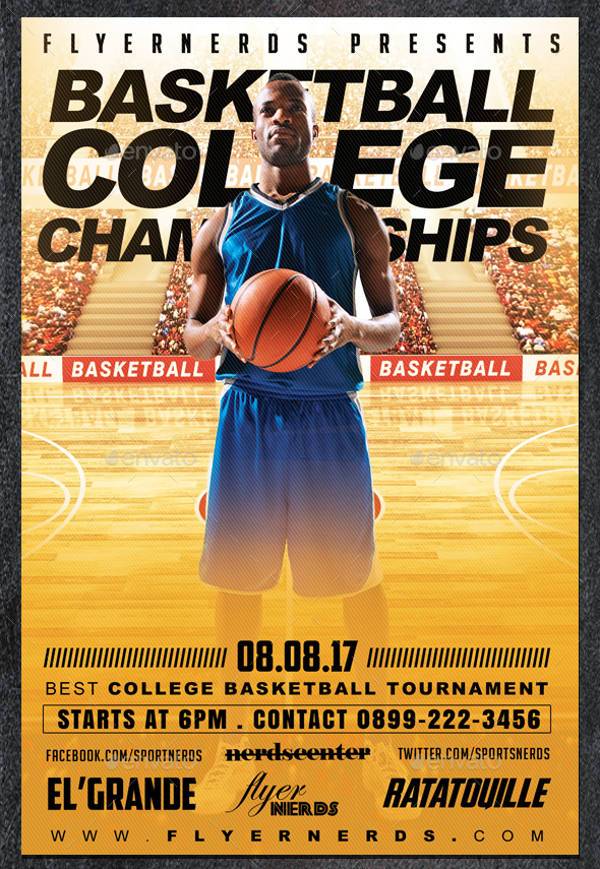 Basketball Championships Sports Flyer