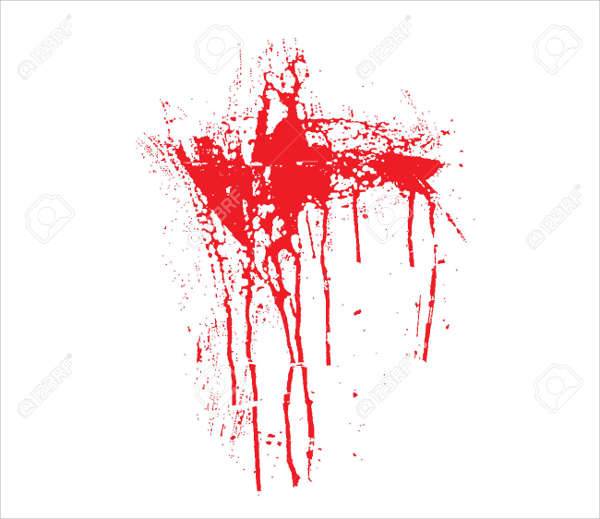 blood splatter vector