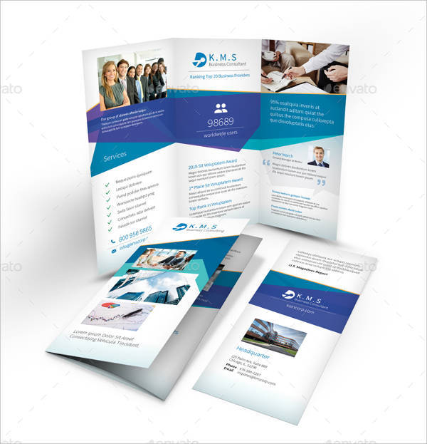 Business Consulting Service Trifold Brochure