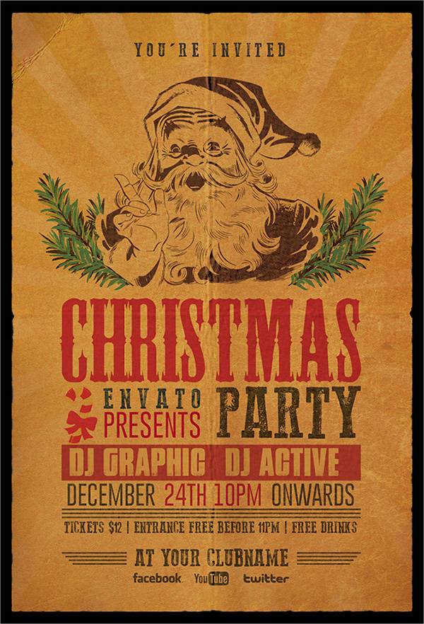 Christmas Event Party Invitation