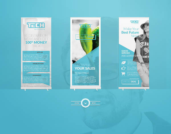 clean corporate banner ads