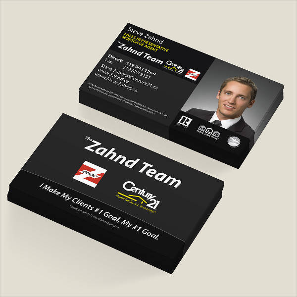Clean Real Estate Business Card