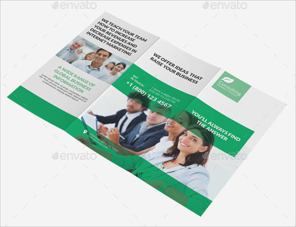 Consulting Services Trifold Brochure